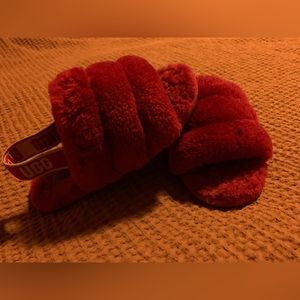 Kids UGG red slipper